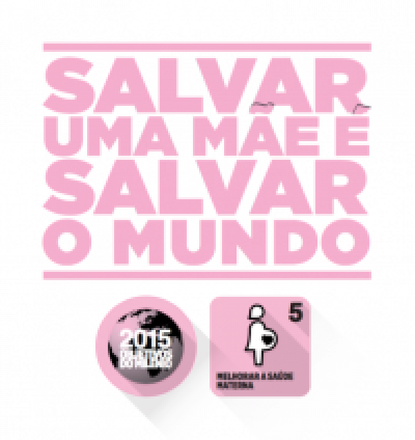 SALVAR UMA MÃE É SALVAR O MUNDO - FOLHETO MUSEU MUNDIAL ODM5