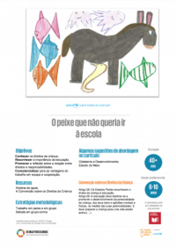 Atividade - O Peixe que Não Queria Ir à Escola