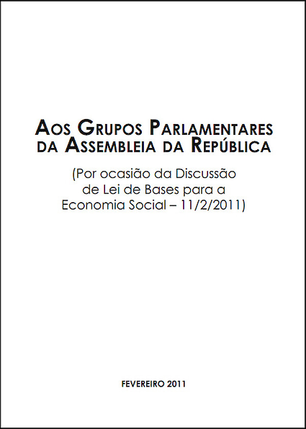 Aos Grupos Parlamentares da Assembleia da República/2011