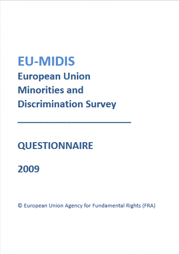 European Union  Minorities and  Discrimination Survey - Questionnaire 2009