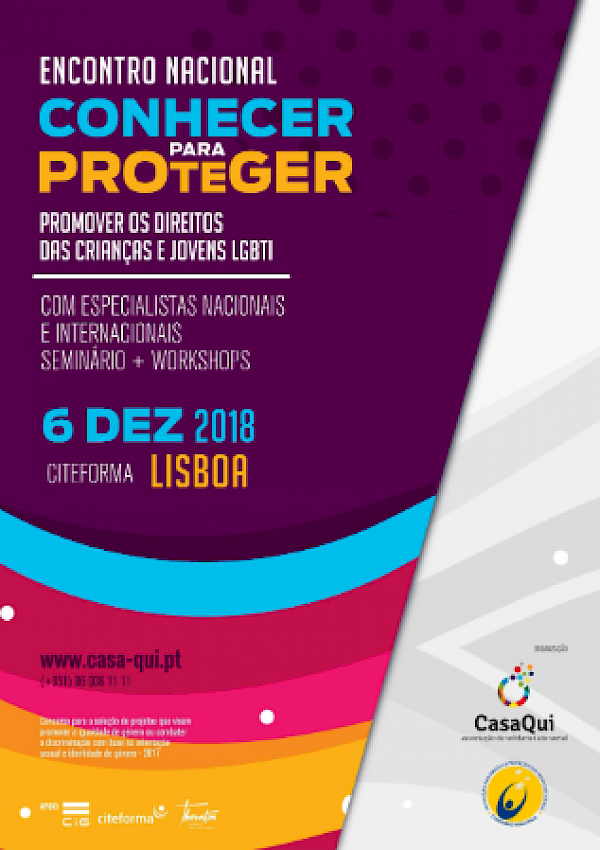Atas do Encontro Nacional Conhecer para Proteger: Promover os Direitos das Crianças e Jovens LGBTI