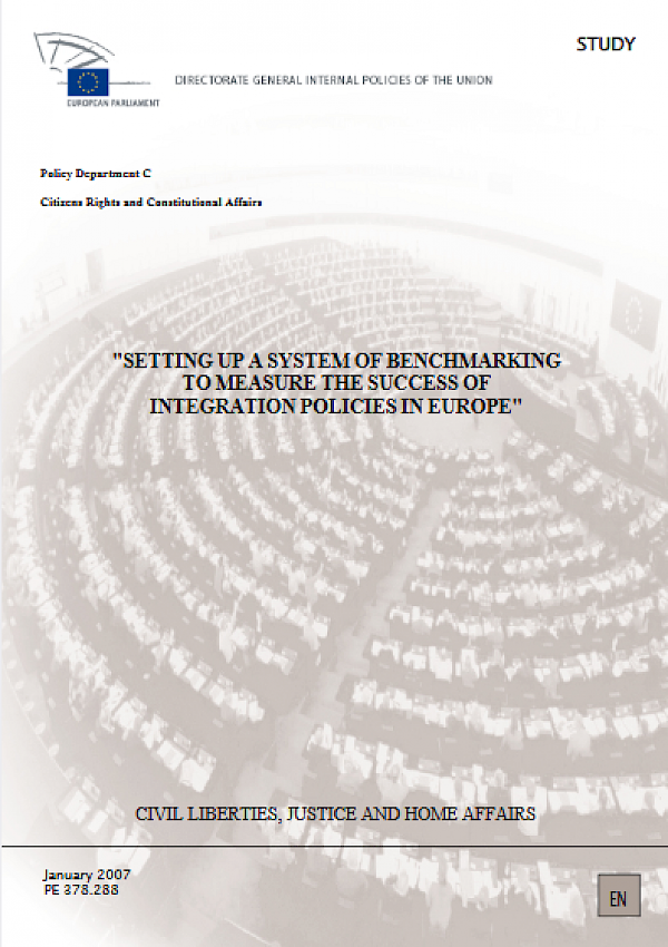Setting up a System of Benchmarking to Measure the Sucesse of Integration Policies in Europe