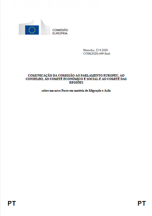 Comunicação da Comissão ao Parlamento Europeu, ao Conselho, ao Comité Económico e Social e ao Comité das Regiões sobre um novo Pacto em matéria de Migração e Asilo