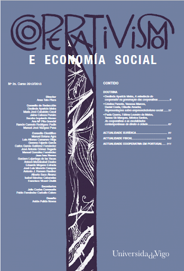 Cooperativismo e Economia Social, 35