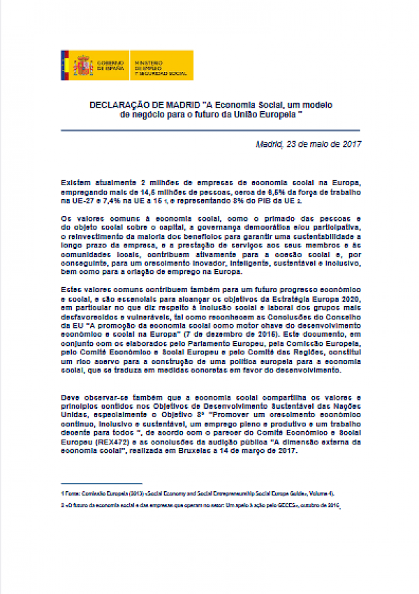 Declaração de Madrid