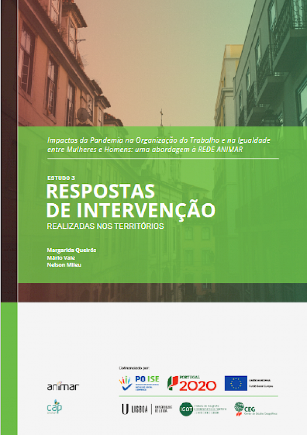 Impactos da Pandemia na Organização do Trabalho e na Igualdade entre Mulheres e Homens: uma abordagem à Rede Animar - Respostas de intervenção realizadas nos territórios