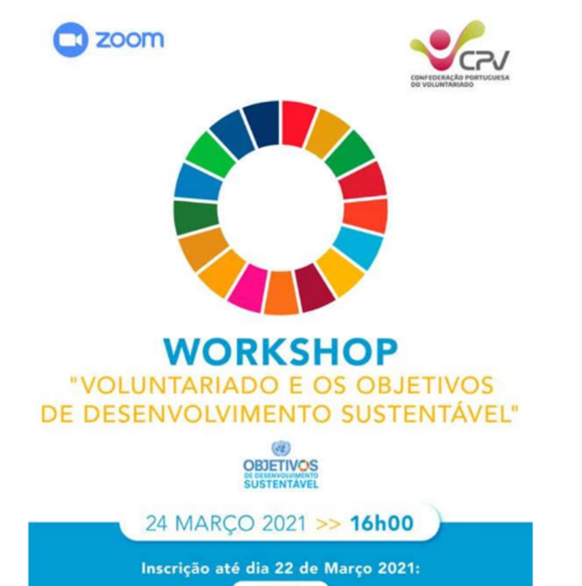 Workshop ‘Voluntariado e os Objetivos de Desenvolvimento Sustentável’