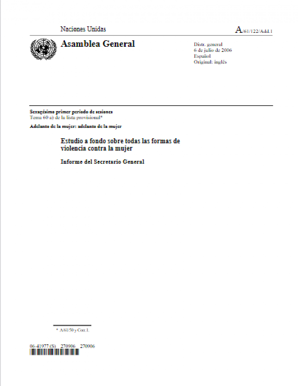 Estudio a fondo sobre todas las formas de violencia contra la mujer