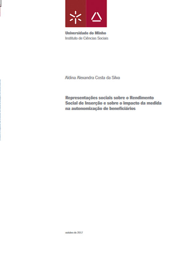 Representações sociais sobre o Rendimento Social de Inserção e sobre o impacto da medida na autonomização de beneficiários