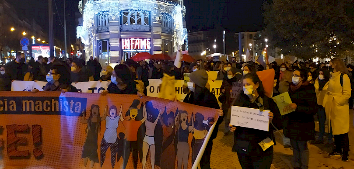 A Animar presente na Marcha pelo fim da Violência Contra as Mulheres