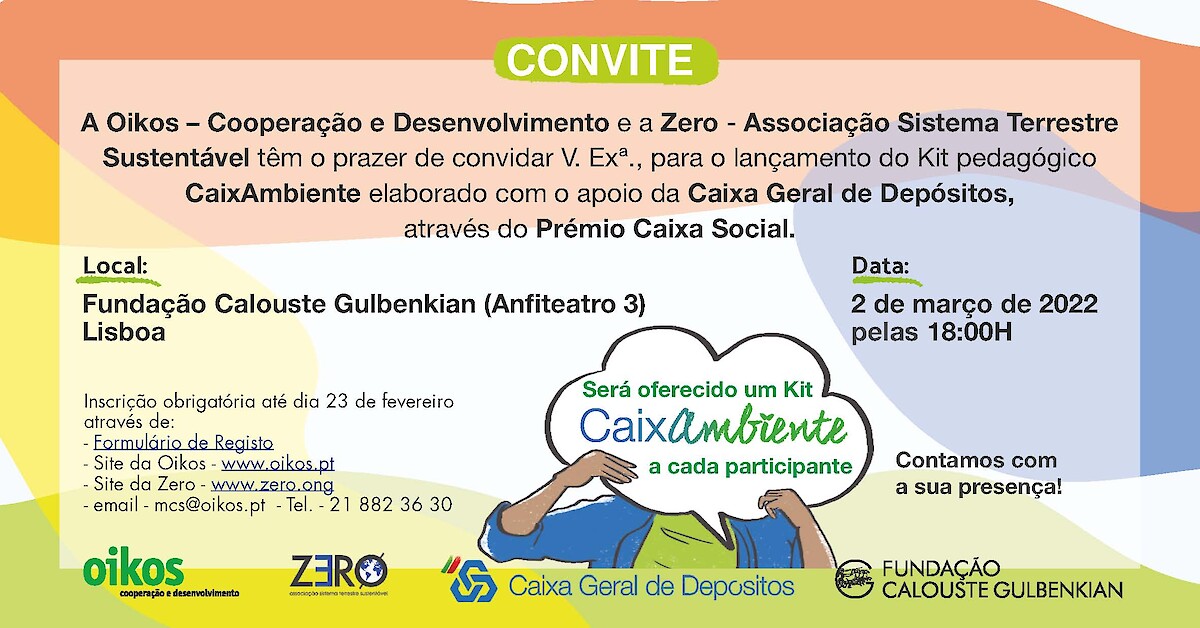 OIKOS - CaixAmbiente Kit pedagógico sobre sustentabilidade ambiental