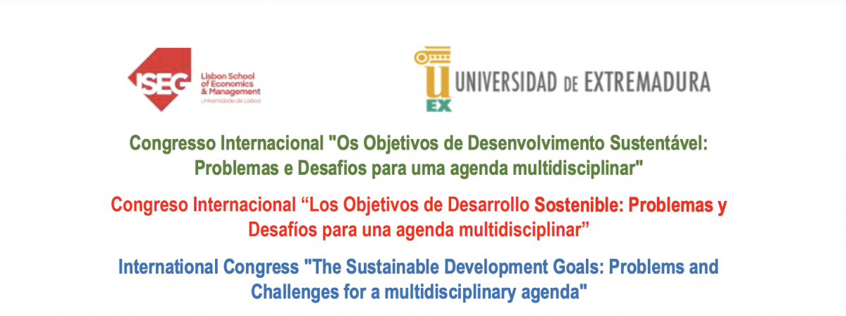 Congresso Internacional "Os Objetivos de Desenvolvimento Sustentável: Problemas e Desafios para uma agenda multidisciplinar" (online)