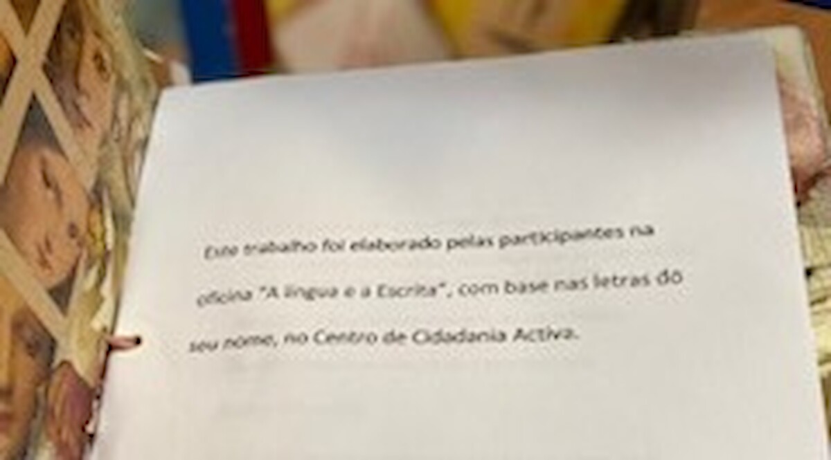 Construção de um livro coletivo pelo grupo de Oficina de Língua e Escrita | 2 de Março de 2023 | Cooperativa SEIES